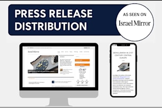 publish your press release or guest post or article on israel mirror