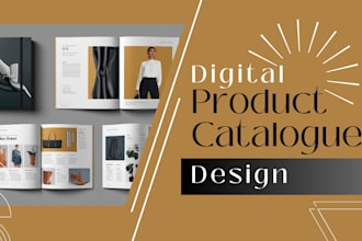 design product catalog brochure catalogue magazine layout, lookbook sales sheet
