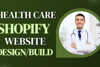 create responsive medical, healthcare, or pharmacy website