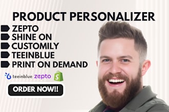 setup 2d 3d customily teeinblue zepto zakeke product personalizer configurator