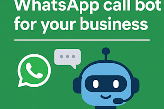 create whats app voice call bot to get lead