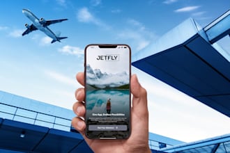 design clean and modern UI UX for your website or mobile app
