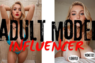 design hyper realistic ai fanvue instagram onlyfans model image and nsfw video