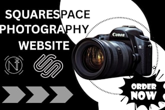 design squarespace photography website for you using squarespace