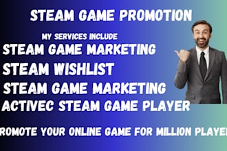 do steam game promotion, steam game wishlist, steam game marketing steam game