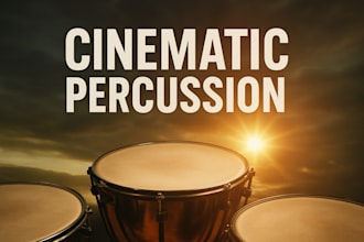 compose cinematic percussion, epic drums, ethnic music, orchestral score