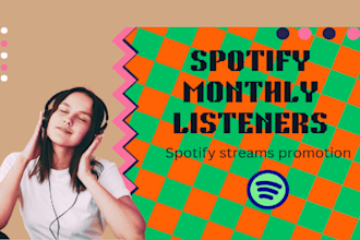 spotify monthly listeners, spotify promotion to gain streams