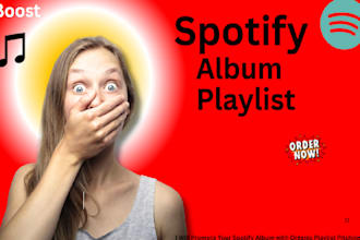 promote your spotify album with organic playlist pitching