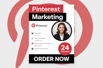create SEO optimized pinterest pins design