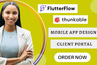 build mobile apps using flutterflow, appsheet, glide, adalo, airtable softr