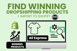 find winning dropshipping products for your shopify store