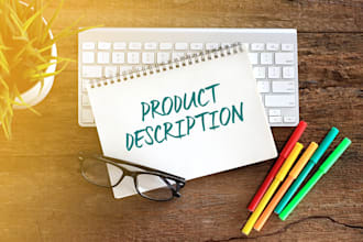 write high quality product descriptions in german