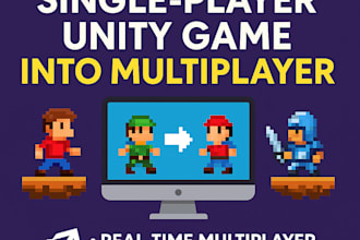 provide full mobile game development service using unity