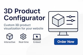 create a 3d product configurator for your website