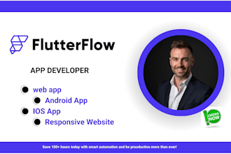 be your flutterflow developer flutterflow app flutterflow expert