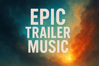 create epic trailer music and sound design for film and videogame