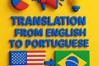 translate 1,000 words from english to brazilian portuguese