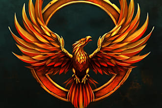 design a custom fantasy, rpg, sci fi animated game logo
