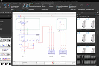 create clean, detailed electrical schematics, wiring diagrams, and cable harness
