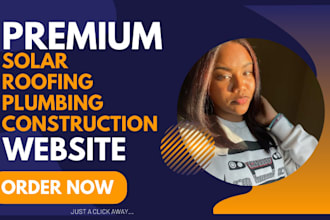 solar leads website hvac roofing website handyman construction plumbing website