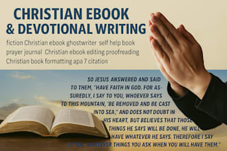 write faith based self help devotional create prayer journal christian ebook