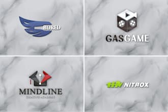 make minimalist modern logo design for your brand