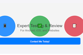test and review android app, ios app, website review ai testing