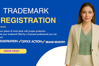 help with trademark registration, renew, search and office action for USA