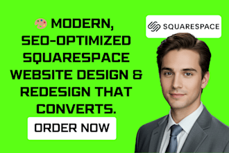 complete squarespace website design redesign SEO from top squarespace designer