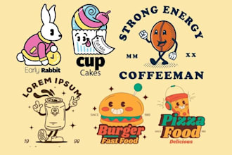 create kawaii animal mascot cartoon logo design in 1 day