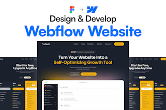 design, develop or fix your webflow website, figma to webflow expert