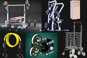 3d industrial product prototype 3d medical gym devices 3d cad model in solidwork