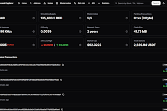 custom built block explorer for your coin nextjs or iquidus