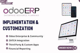 do odoo erp implementation, development, custmiztions and integration