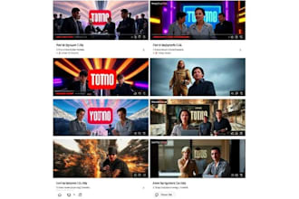 make custom youtube thumbnails and zoom virtual backgrounds with your logo