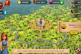 develop a 2d custom game in unity for mobile, web and PC, browser game html5