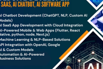 do python ai chatbot ai saas app web scraping ocr website chatgpt ai automation