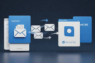 professional google workspace to microsoft 365 outlook email migration