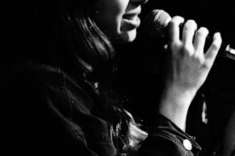 record lead vocals for your song in a jazzy style
