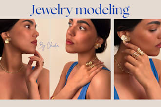be your female jewelry model for your jewelry brand
