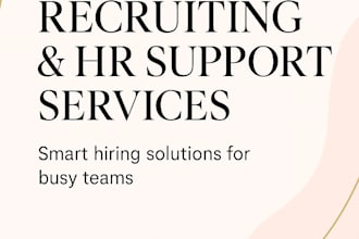support your recruiting and HR admin needs