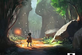 draw awesome environment concept art