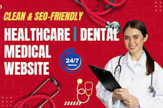 create medical, dental, healthcare , clinic, fitness website