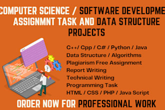computer science, software development and algorithms python task