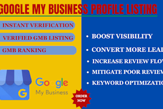 setup a verified google business profile using other verification process, gmb