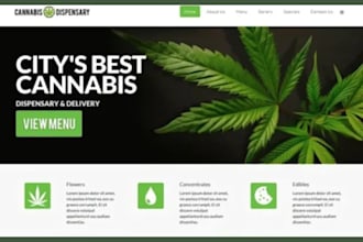 build a high converting cbd website, hemp, or cannabis ecommerce store
