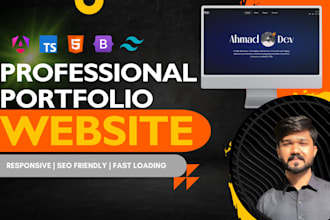 develop a modern portfolio website or resume website
