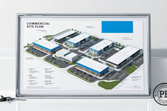 provide commercial site planning with pe stamped drawings for permit approval