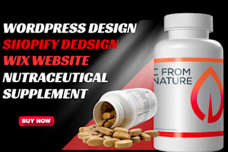 build nutraceutical website peptides supplement store sarms vitamins website