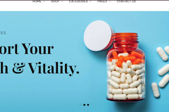 design modern peptides sarms nootropics store supplement website for brand